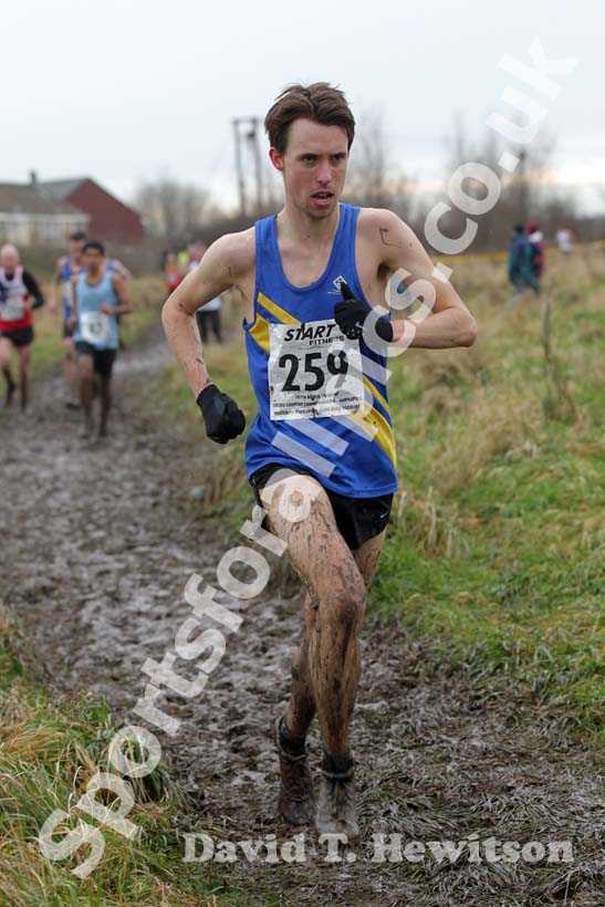 Carl Smith the  2012 North East Championships, Summerhill Country Park, Hartlepool.